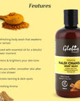 Refreshing Haldi Chandan Body wash 300 ml Features 