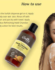 How to Use Refreshing Haldi Chandan Body wash 300 ml