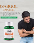 Globus Naturals Isabgol Capsules for Controls Food Cravings