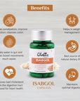 Globus Naturals Isabgol Capsules for Controls Food Cravings Benefits 