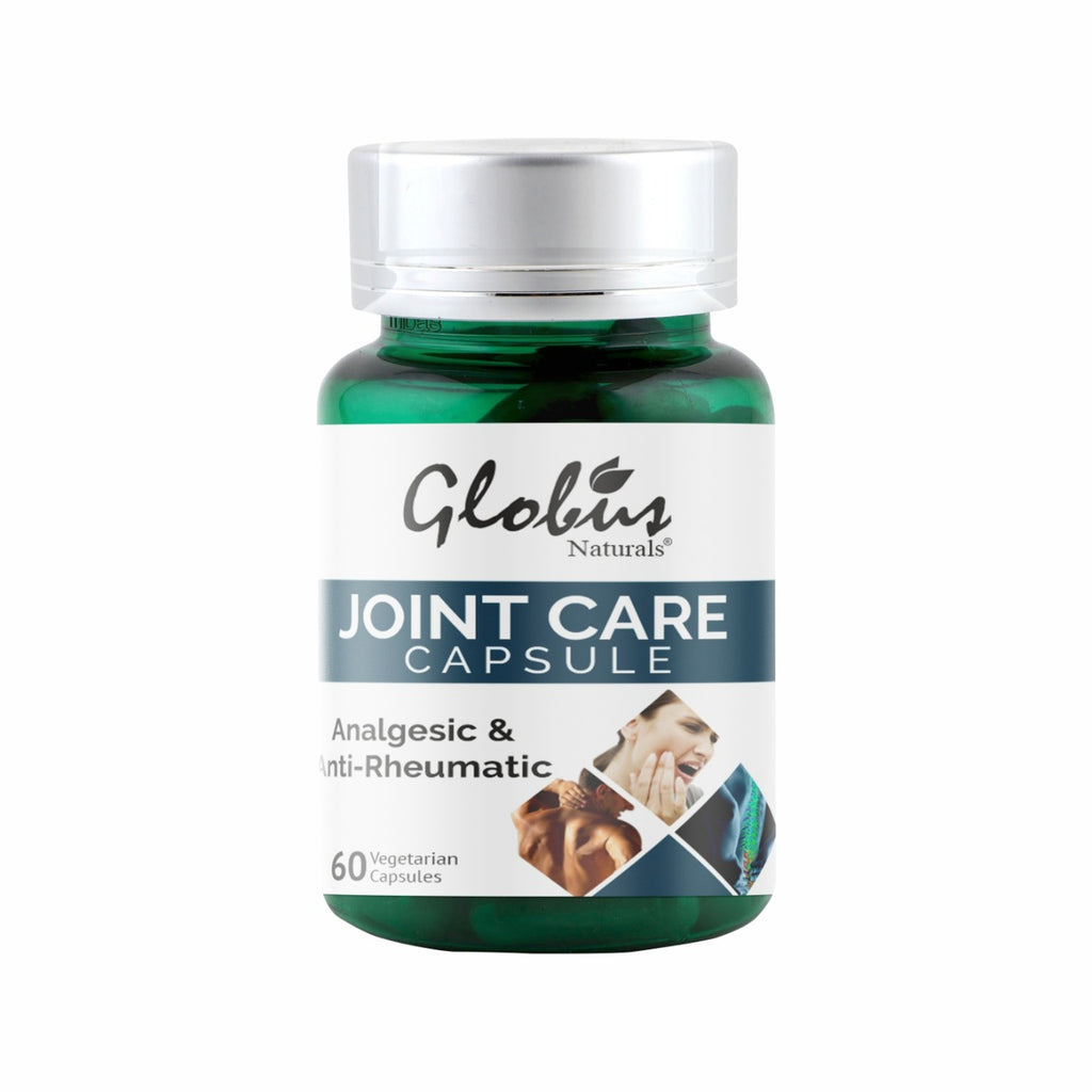 Globus Naturals Joint Care Vegetarian Capsules Bottle 