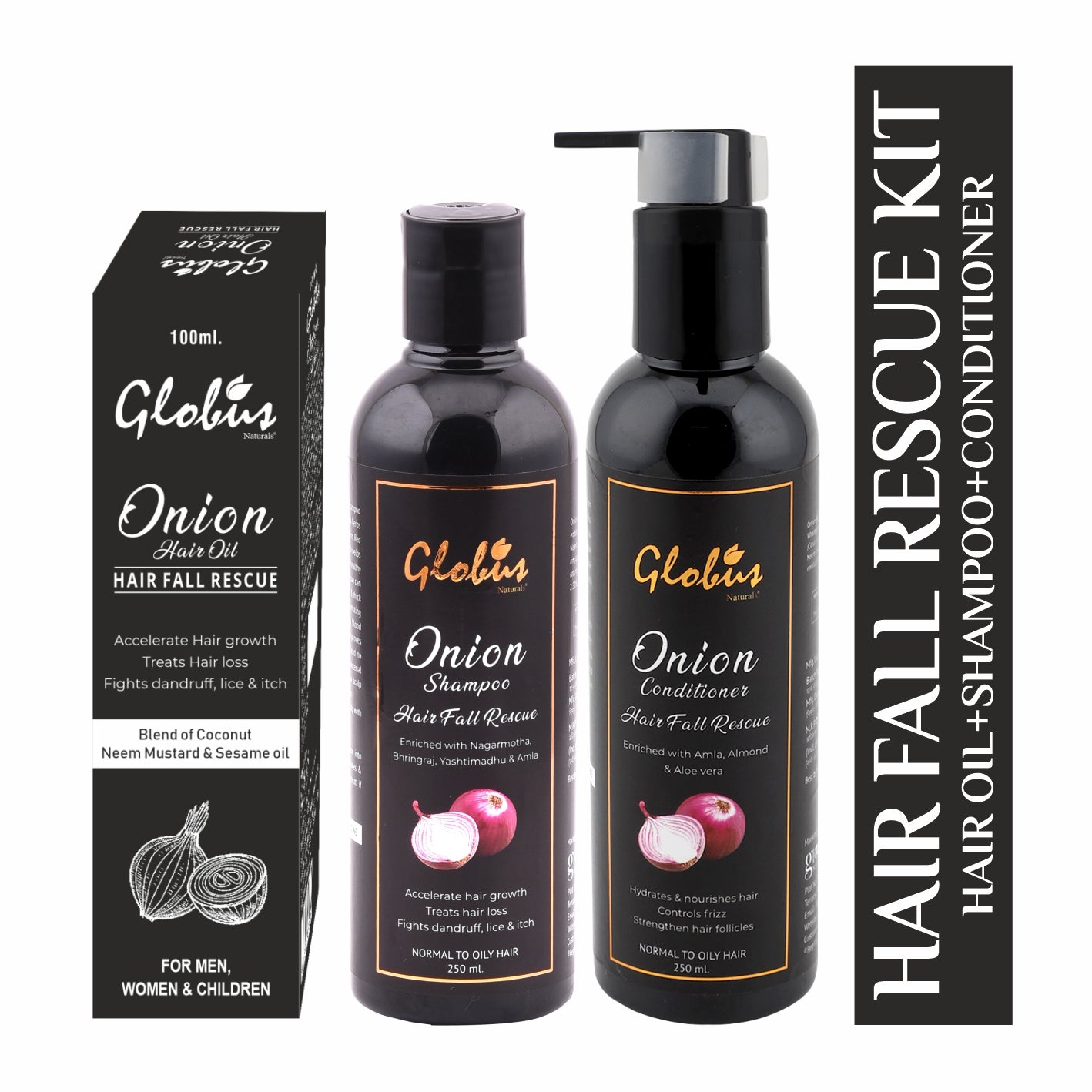 Onion Hair Fall Rescue Kit 