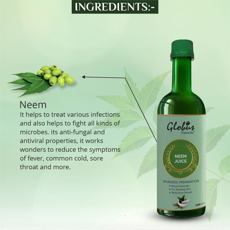 Neem Juice 100 % Natural Ingredients 