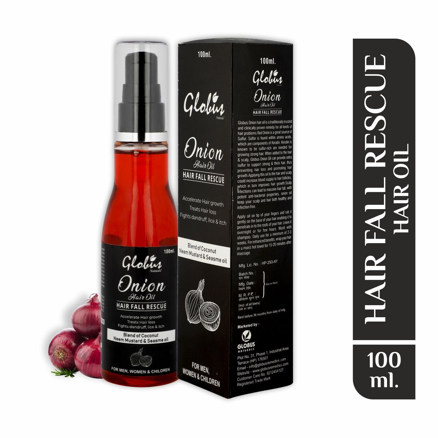 Onion Hair Growth & Hair fall Rescue Oil 