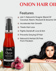 Onion Hair Growth & Hair fall Rescue Oil  Feature 