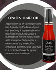 Onion Hair Growth & Hair fall Rescue Oil Product Info 