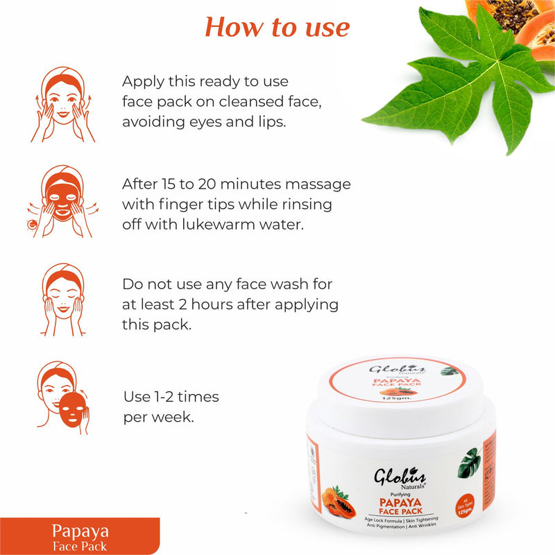 How to Use Purifying Papaya Anti Aging Face Pack 
