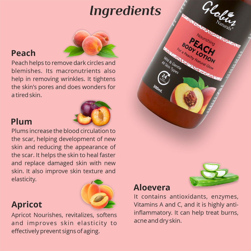 Nourishing Peach Body Lotion Ingredients 
