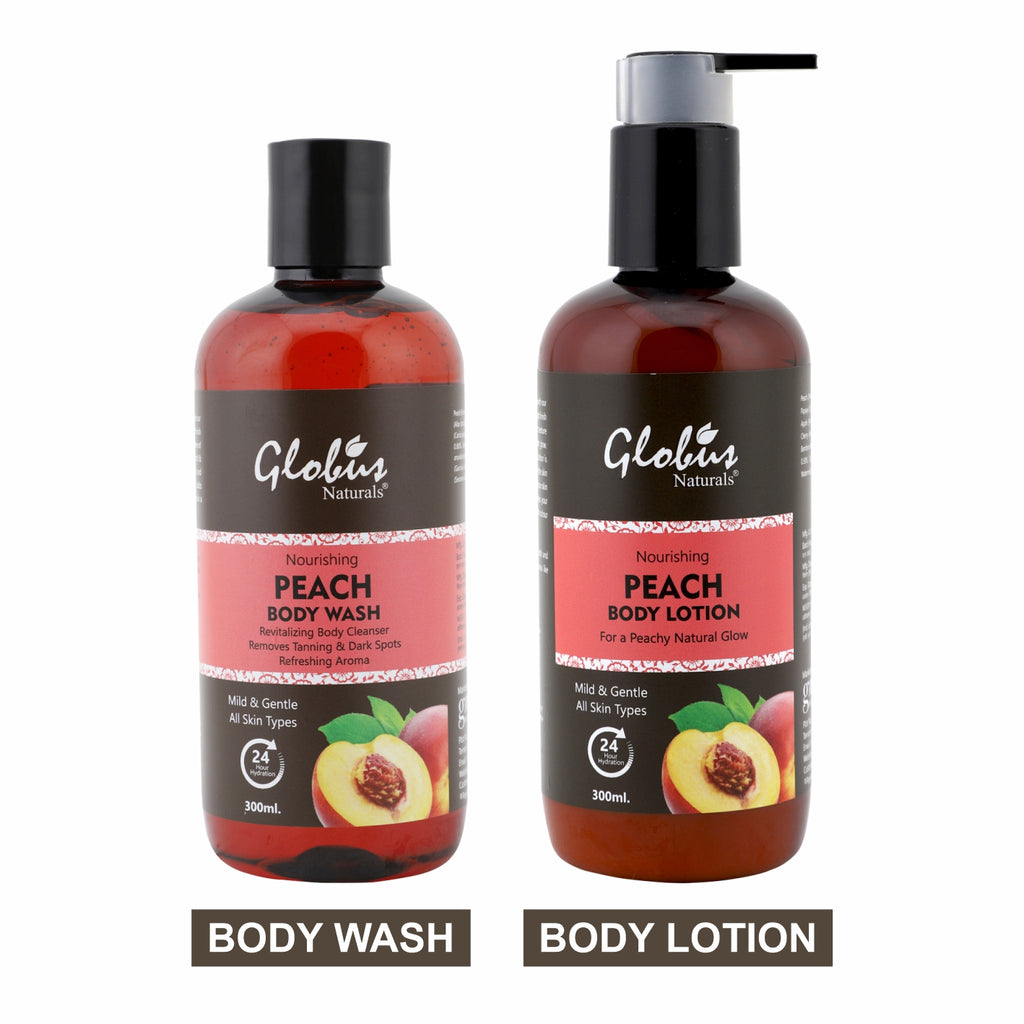 Nourishing Peach Body Wash & Body Lotion