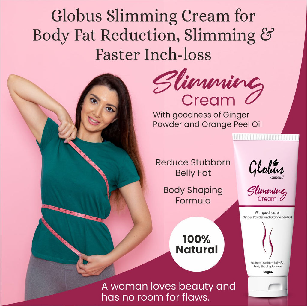 Ayurvedic Slimming Cream For Body Shaping, Toning & Inch Loss, With Ginger Oil & Orange Peel, For Men & Women 50 gm (Pack of 1)