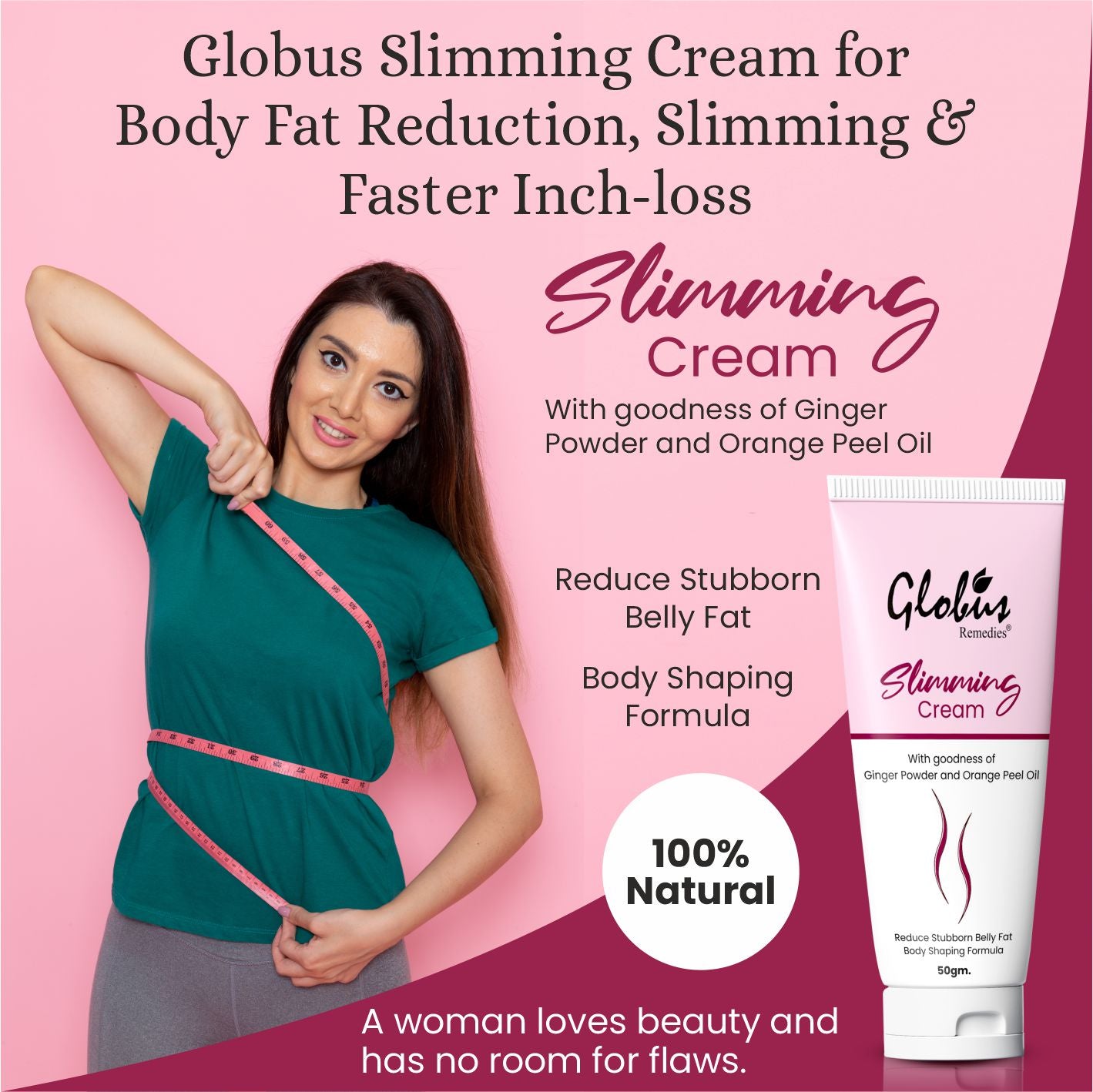 Ayurvedic Slimming Cream For Body Shaping, Toning & Inch Loss
