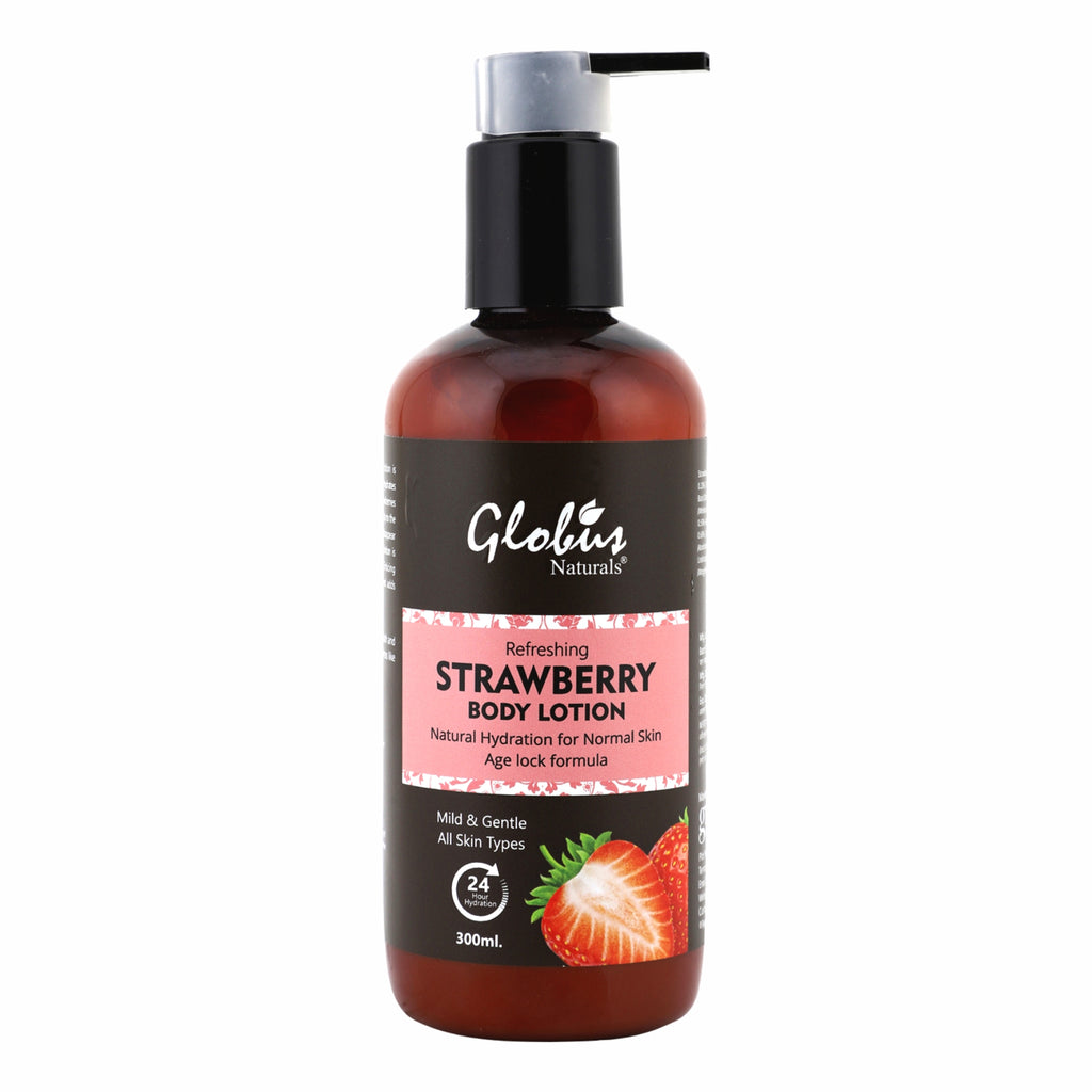 Refreshing Strawberry Body Lotion Bottel