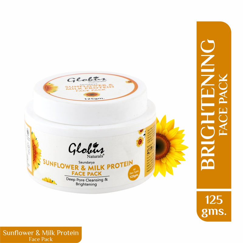 Saundarya Sunflower and Milk Protein Brightening Face Pack