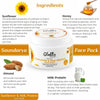 Saundarya Sunflower and Milk Protein Brightening Face Pack Ingredients