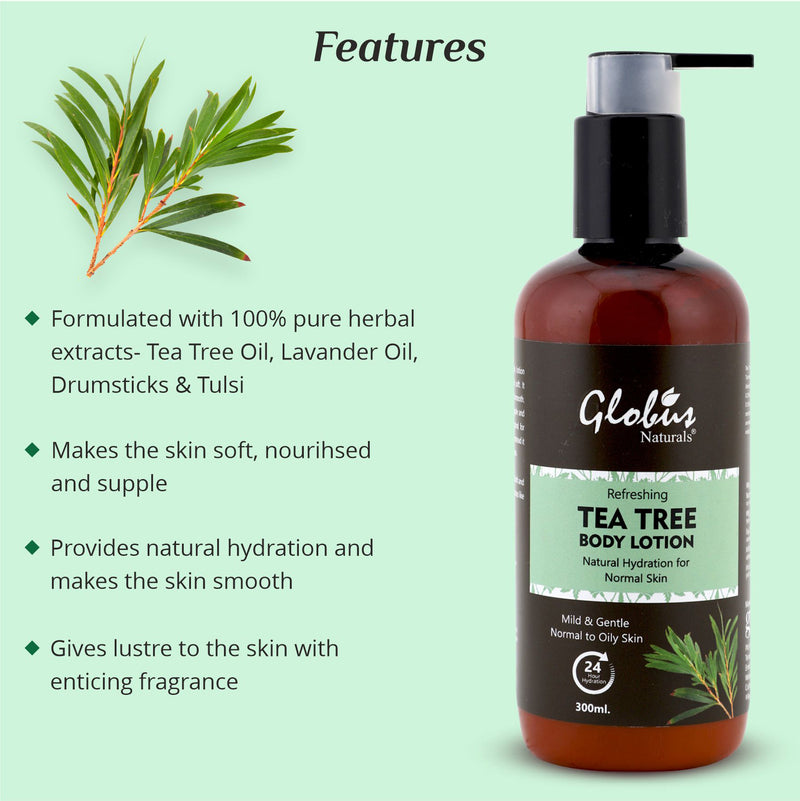 Refreshing Tea Tree Body Lotion Features 