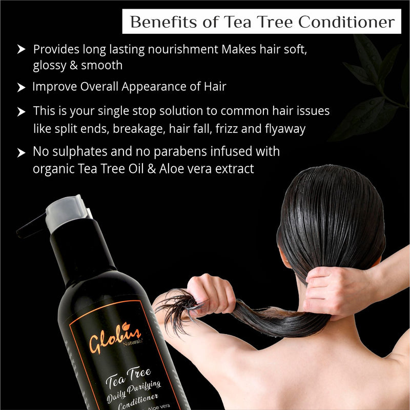 Benefits of Globus Naturals Tea Tree Daily Purifying Conditioner For Dandruff Prone Hair