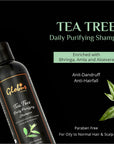 Globus Naturals Tea Tree Daily Purifying Shampoo For Dandruff Prone Hair Overview 