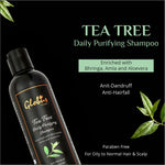 Globus Naturals Tea Tree Daily Purifying Shampoo For Dandruff Prone Hair Overview 