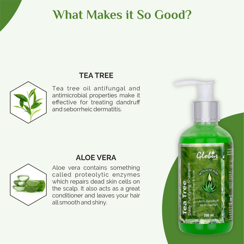What Makes Daily Purifying Tea Tree Shampoo with Aloe Vera Good