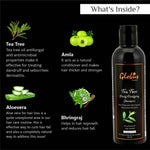 Whats Inside in Globus Naturals Tea Tree Daily Purifying Shampoo For Dandruff Prone Hair