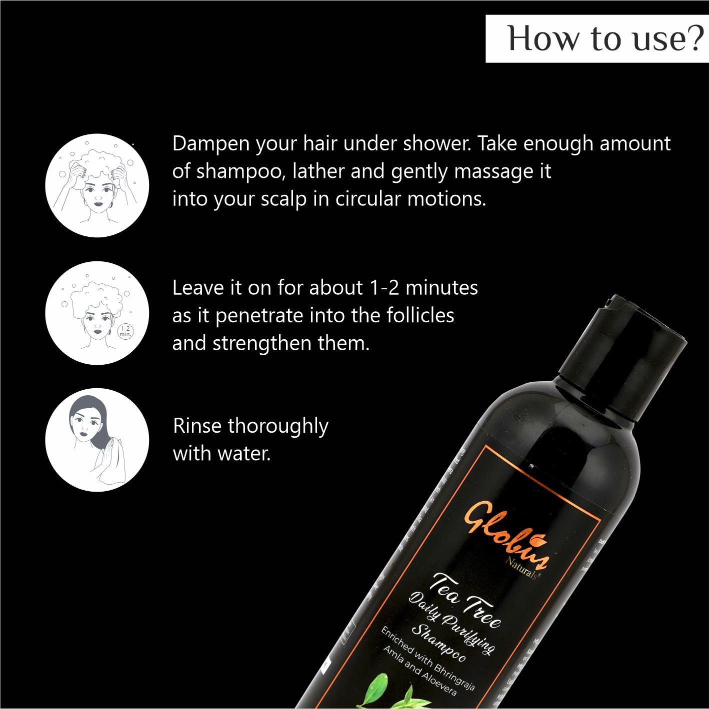 How to Globus Naturals Tea Tree Daily Purifying Shampoo For Dandruff Prone Hair Use 