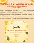 Globus Naturals Anti-Ageing Hyaluronic Acid and Vitamin C Lightening Brightening Facial Kit For Beautiful & Glowing Skin Overview