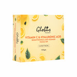 Globus Naturals Anti-Ageing Hyaluronic Acid and Vitamin C Lightening Brightening Facial Kit For Beautiful & Glowing Skin Box