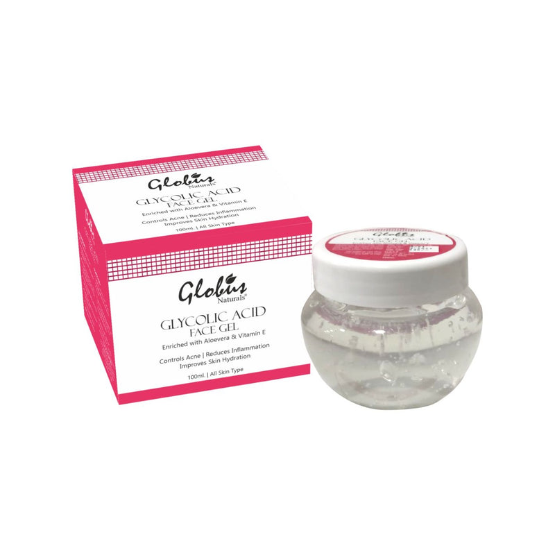 Globus Naturals Pimple Clear Glycolic acid face gel For Anti Acne Product 